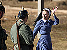 WWI battle reenactment at Stalin Line