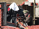 WWI battle reenactment at Stalin Line