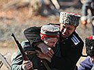 WWI battle reenactment at Stalin Line