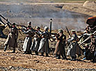 WWI battle reenactment at Stalin Line