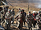 WWI battle reenactment at Stalin Line