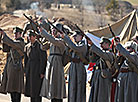 
WWI battle reenactment at Stalin Line
