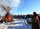 Maslenitsa celebrations in the village of Ozertso