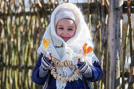 Maslenitsa in the village of Ozertso 