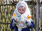 Maslenitsa in the village of Ozertso 