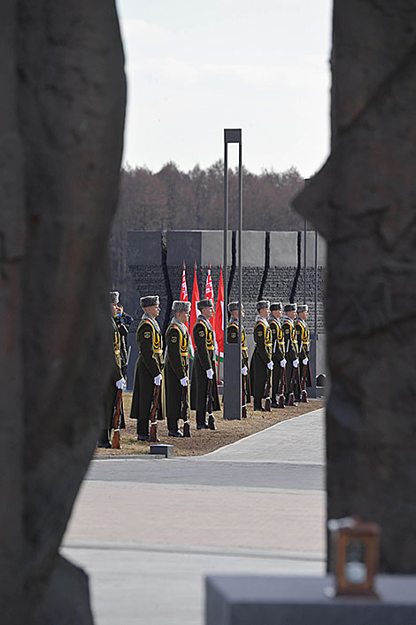 Адкрыццё помніка ахвярам нацызму 