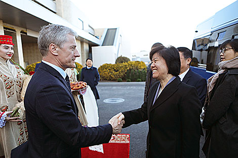 Chinese parliament delegation in Minsk on a visit