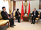 Chinese parliament delegation in Minsk on a visit