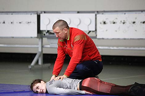 Belarusian women's wrestling team getting ready for 2nd European Games