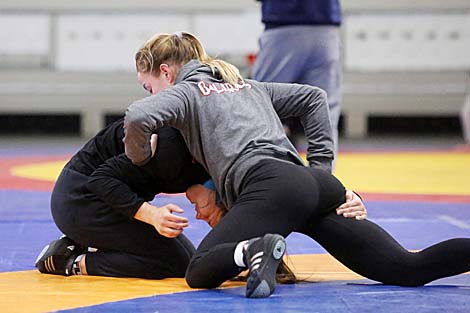 Belarusian women's wrestling team getting ready for 2nd European Games