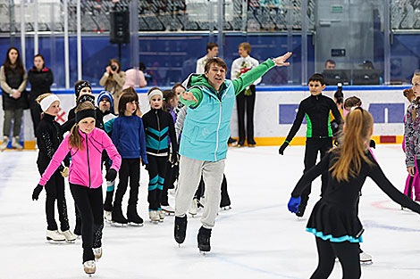 Alexei Yagudin during his master class