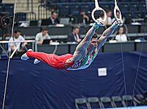 Test gymnastics tournament kicks off in Minsk ahead of European Games