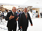 Chairman of the House of Representatives Vladimir Andreichenko and President of the Parliamentary Assembly of the Organization for Security and Cooperation in Europe (OSCE) George Tsereteli 