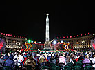 Victory Day firework in Minsk