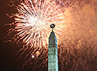 Victory Day firework in Minsk