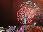 Victory Day firework in Minsk