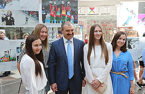 Opening of a photo exhibition “Belarus Olympic History: Moments of Glory”