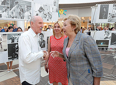 Olympic fencing champions Alexander Romankov and Elena Belova