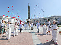 Corpus Christi Procession in Minsk