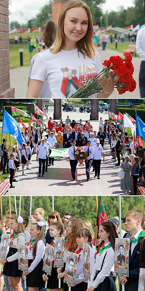 Youth project Marathon 75 in Mogilev Oblast
