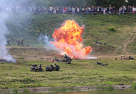 Historical reenactment of Vitebsk’s liberation from the Nazi invaders