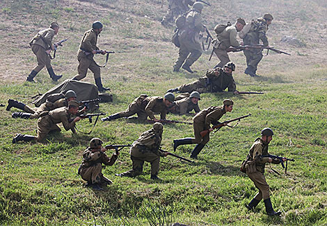 Historical reenactment of Vitebsk’s liberation from the Nazi invaders