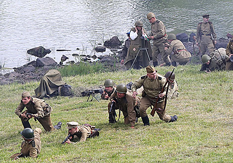 Historical reenactment of Vitebsk’s liberation from the Nazi invaders