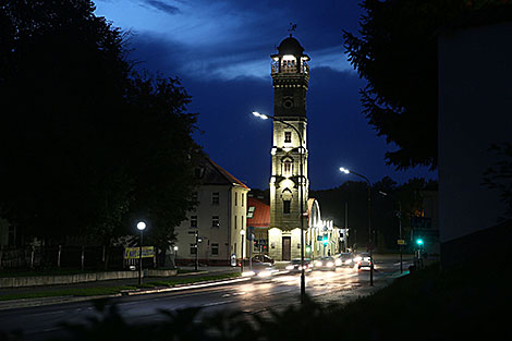 Grodno at night