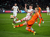 Belarus lose to Netherlands in UEFA EURO 2020 qualifier