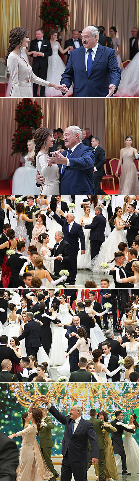 Aleksandr Lukashenko takes part in the first Vienna Ball 