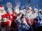 Parade of Father Frosts and Snow Maidens in Minsk