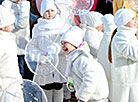 Parade of Father Frosts and Snow Maidens in Minsk