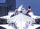 Parade of Father Frosts and Snow Maidens in Minsk