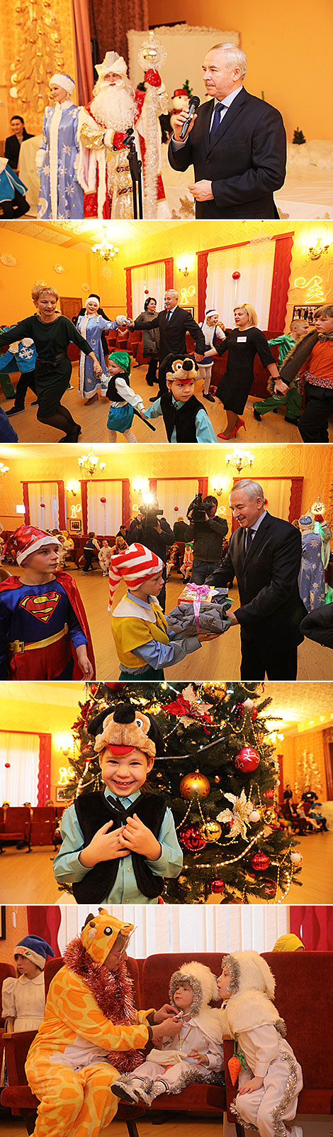 Viktor Sheiman visits the Rudensk orphanage as part of Our Children charity campaign 