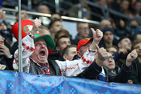 During the match of Dinamo Minsk against a team of extra league clubs