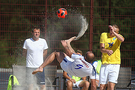 Beach football. Shchuchin v ProDom match