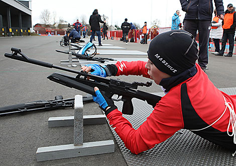 Snow Sniper biathlon tournament in Gomel