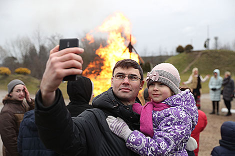 Maslenitsa in the Grodno City Estate Korobchitsy