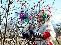 Calling of Spring rite in Vyazynka