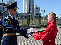 Ceremony to shelve capsules with soil collected from sites of military glory in All Saints Memorial-Church