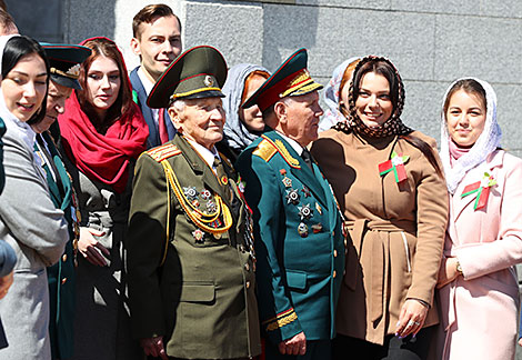 During the talks with the participants of the ceremony