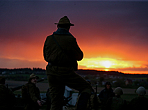 Museum Night at Stalin Line complex near Minsk