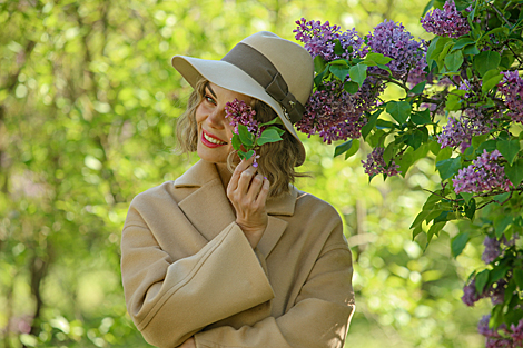 Lilac in bloom in Botanical Garden