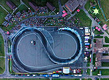 Drifting competition in Logoisk