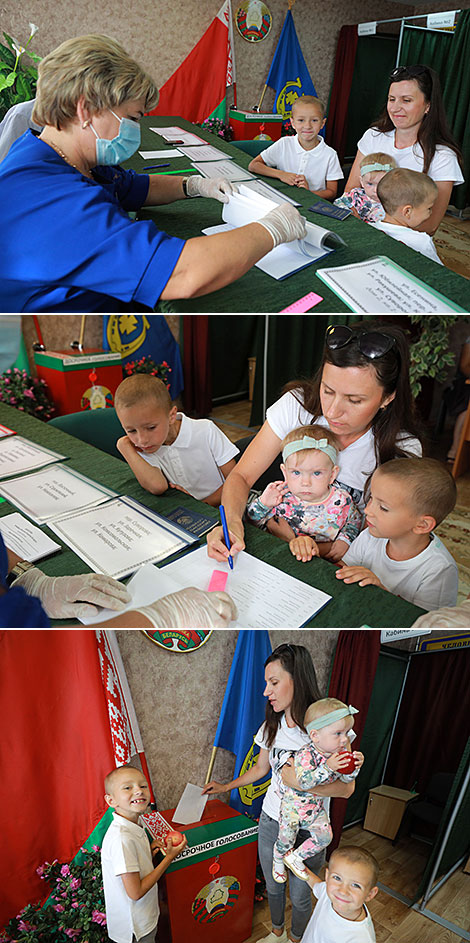 Early voting in Mogilev Oblast 