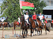 Horse festival in Bobruisk District