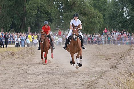 Horse festival in Bobruisk District