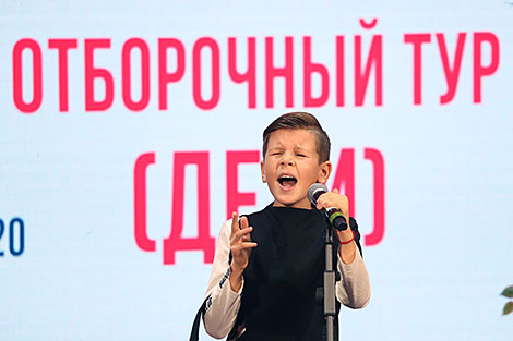 Daniil Polyakov at Slavianski Bazaar 2021 regional selection in Mogilev