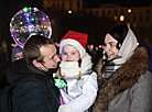 Lighting up of Christmas tree in Mogilev 