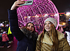 Lighting up of Christmas tree in Vitebsk